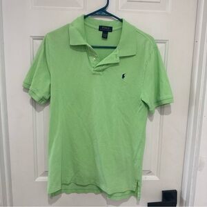 Polo by Ralph Lauren Boys xl 18-20 Green Polo Shirt